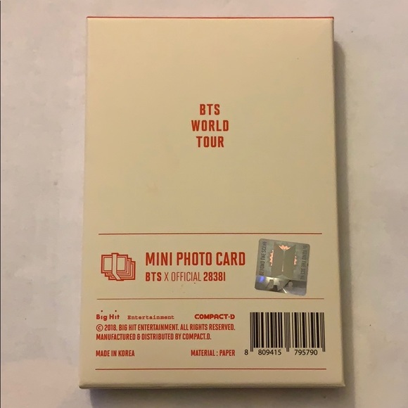 BTS Mini Photo Card Holder - Picture 2 of 2